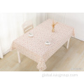 Lace Tablecloths waterproof table cover lace table cloth Factory